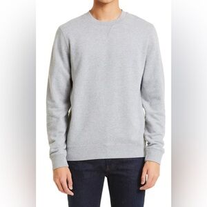 Club Monaco Men's Light Gray Crewneck Sweater